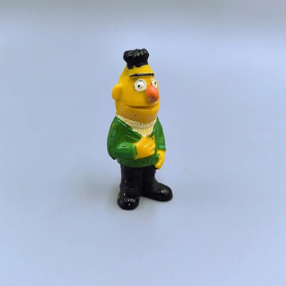 Vintage 1970s Sesame Street Minikins Bert & Ernie Pvc Figures Heimo Germany 2